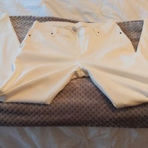 (2/$10) Time and true cream color jeggings